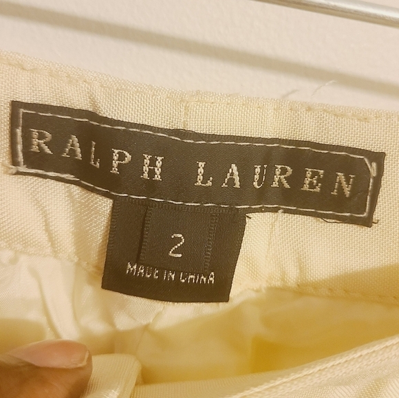 Ralph Lauren Black Label | Women's Vintage Silk Slacks or Trousers (Size 2) - Picture 2 of 15